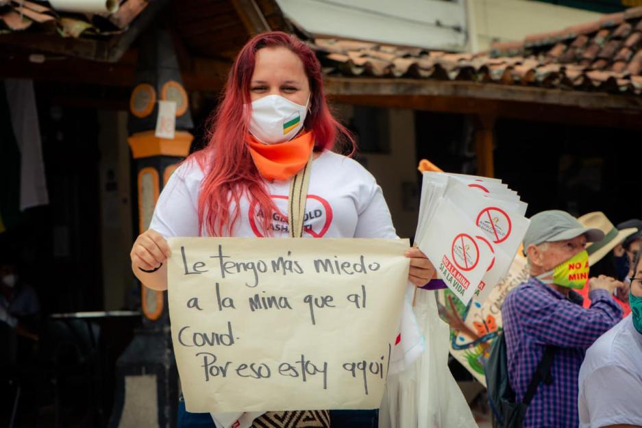 En Jericó, ningún partido quiere quedar fuera de la foto antiminera