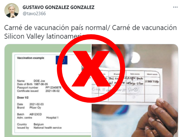 Detector: no es un carné de vacunación, es un certificado digital europeo